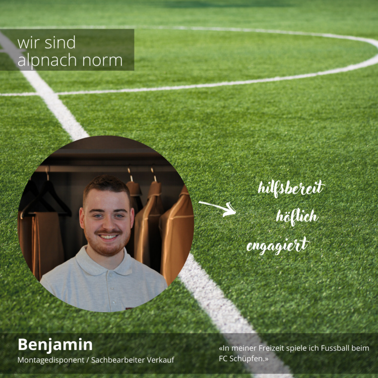 wir sind alpnach norm – mit Benjamin