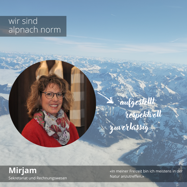 wir sind alpnach norm – mit Mirjam